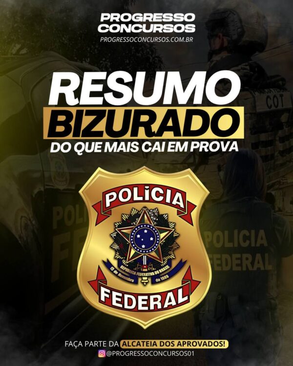 RESUMO BIZURADO DO QUE MAIS CAI EM PROVA PF