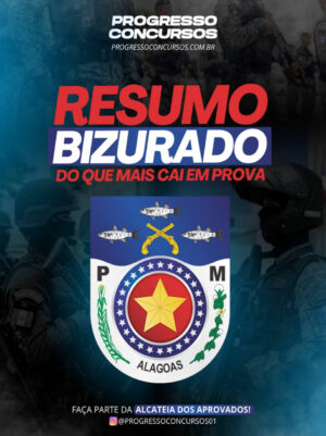 Resumo BIZURADO do que mais cai em prova PMAL