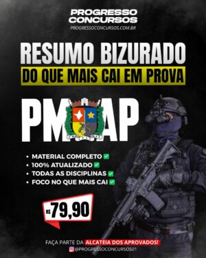 RESUMO BIZURADO DO QUE MAIS CAI EM PROVA PM-AP OFICIAL