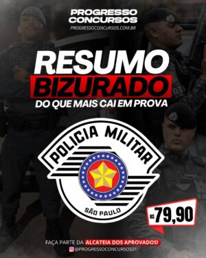 RESUMO BIZURADO DO QUE MAIS CAI EM PROVA PMSP